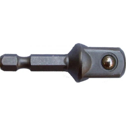 Socket Adapter 1/4" Hex to 1/2" Square-1/2" SQ x 1/4"Hex-