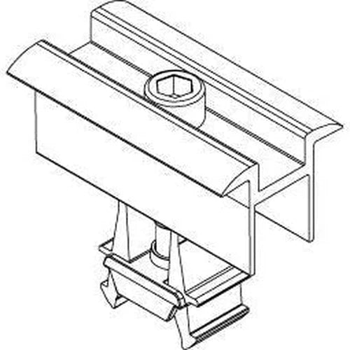 Solar Panel Solid/Multi/SingleRail Middle Clamp K2-K2-OneMid 30-42mm-diyshop.co.za