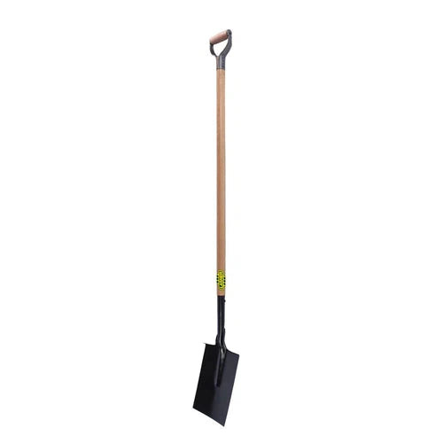 Spade Flat Steel Long Wooden Handle Lasher-Spades-Lasher-diyshop.co.za