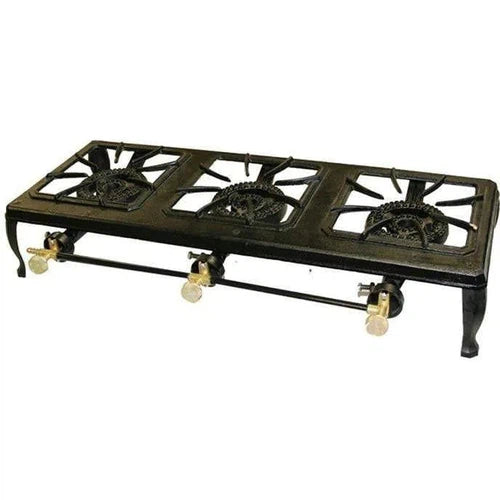 Stove LPG Gas Boiling Table Cast Iron (Flat Packed)-1 Burner (L250xW250xH150mm)-