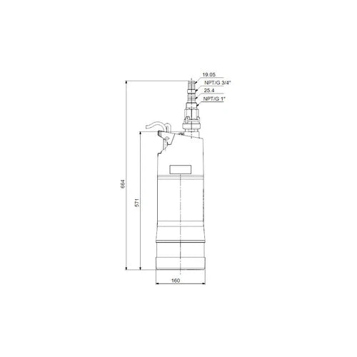 Submersible Pressure Pump SBA Grundfos