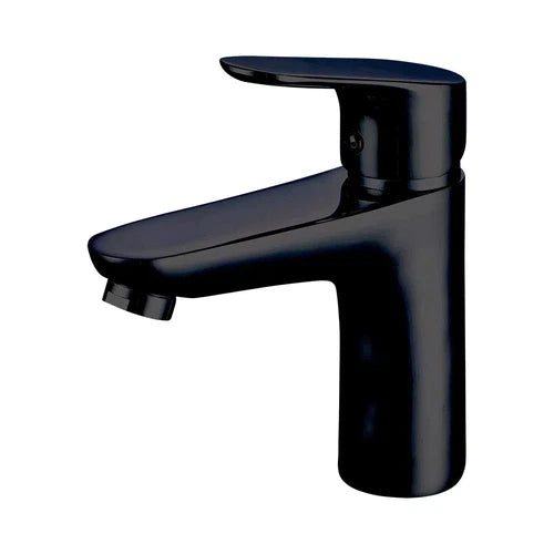 Tap Basin Mixer Rounded Lever-Black-