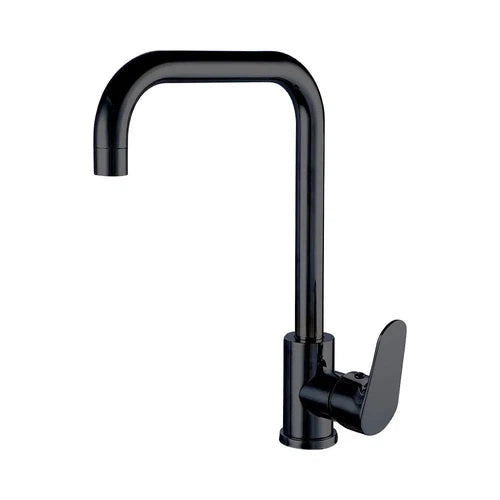 Tap Sink Kitchen Mixer Square Rounded Lever-Matt Black-