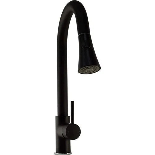 Tap Basin Mixer Pull out Spout Livorno-Taps-Livorno-Matt Black-diyshop.co.za