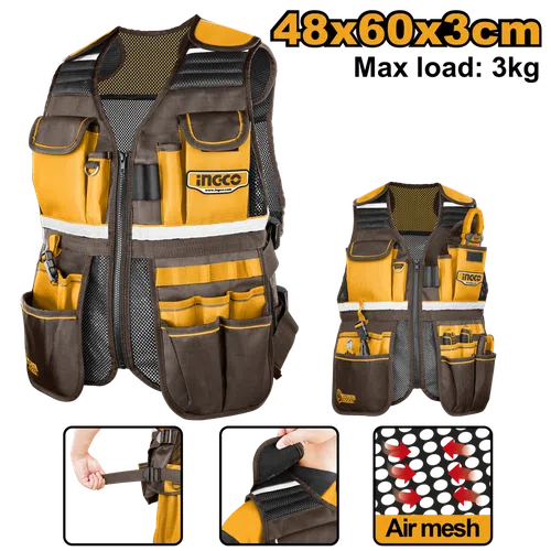 Tool Vest Adjustable iNGCO-