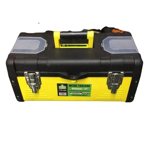 Toolbox Metal & ABS Waldo-W400xD200xH180mm-Black/Yellow-
