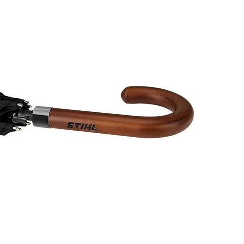 Umbrella Walking Stick with Wooden Handle STIHL-Parasols & Rain Umbrellas-STIHL-diyshop.co.za