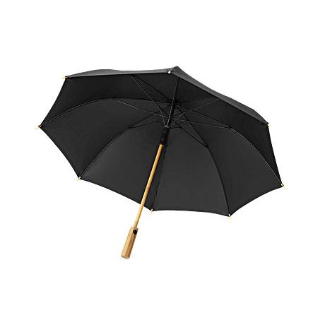 Umbrella with Wooden Bamboo Handle STIHL-Parasols & Rain Umbrellas-STIHL-diyshop.co.za