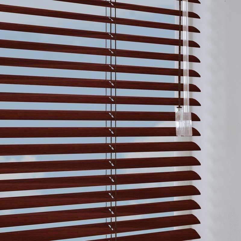 Venetian Blinds Aluminium Mahogany(HM979)-Curtaining-Bergamo-W600 x H900mm-diyshop.co.za