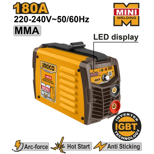 ماكينة لحام Stick 180𝐴 Mini iNGCO