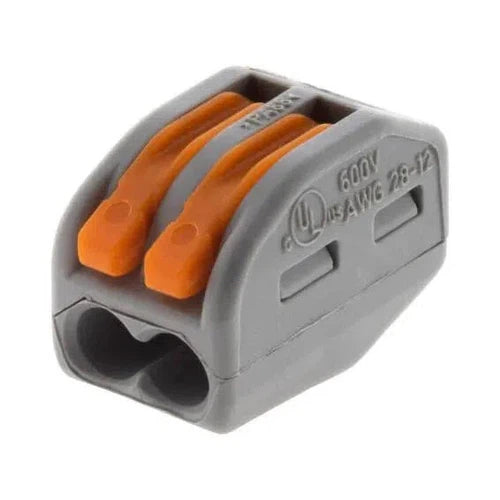 Wire Connector Toggle Type Grey/Orange-Archies Hardware-2way-each-diyshop.co.za