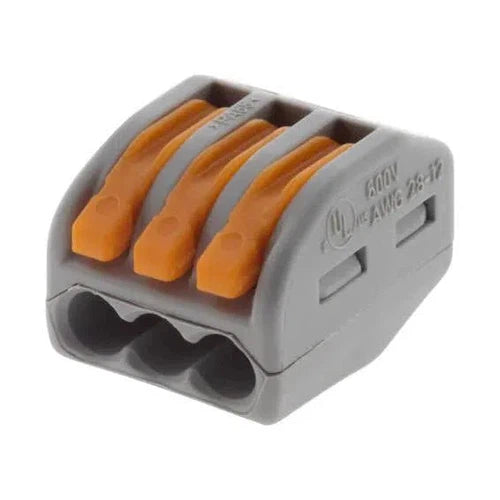 Wire Connector Toggle Type Grey/Orange-Archies Hardware-3way-each-diyshop.co.za
