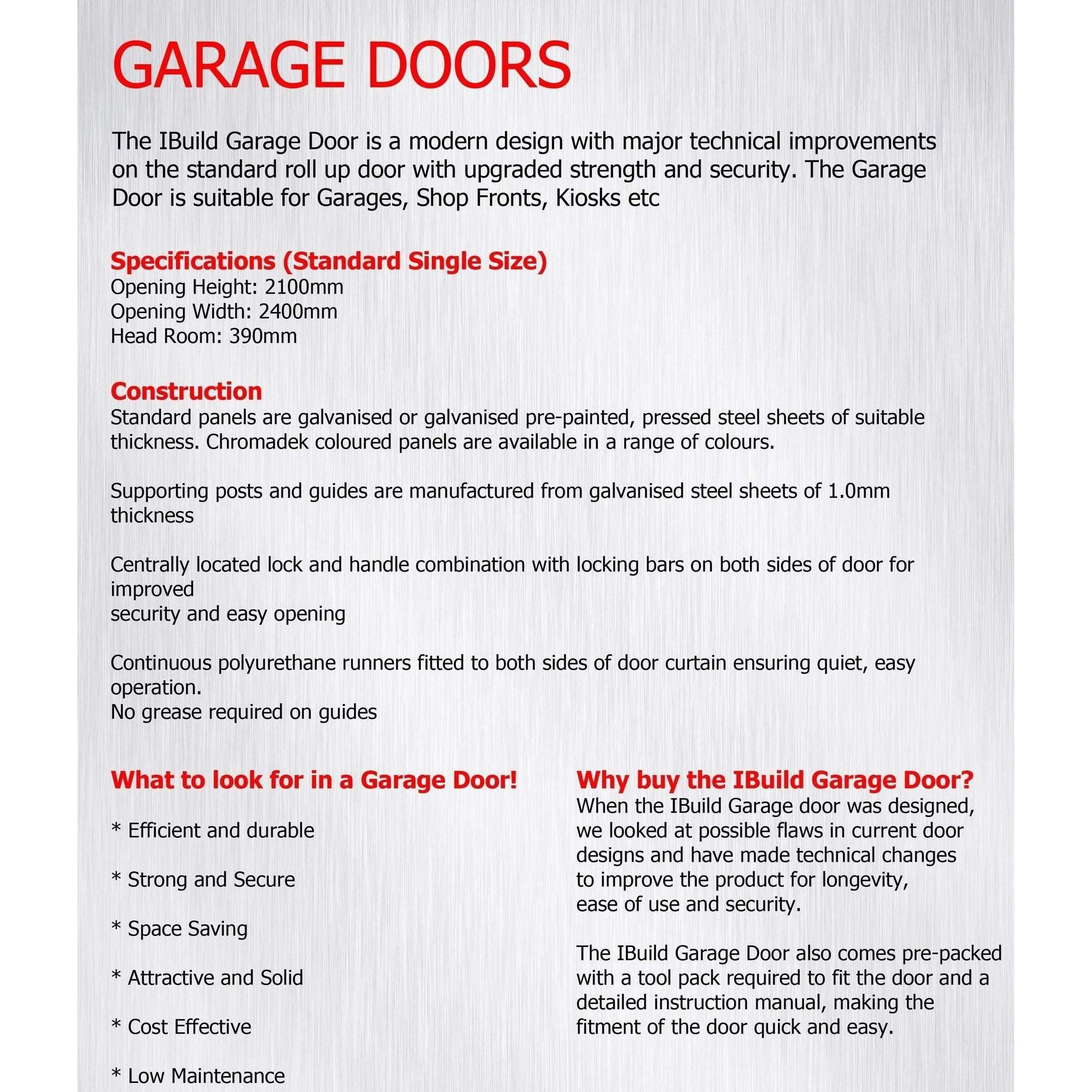 Garage Door Roll Up Heavy Duty Hydro-Garage Door-digidoor-diyshop.co.za