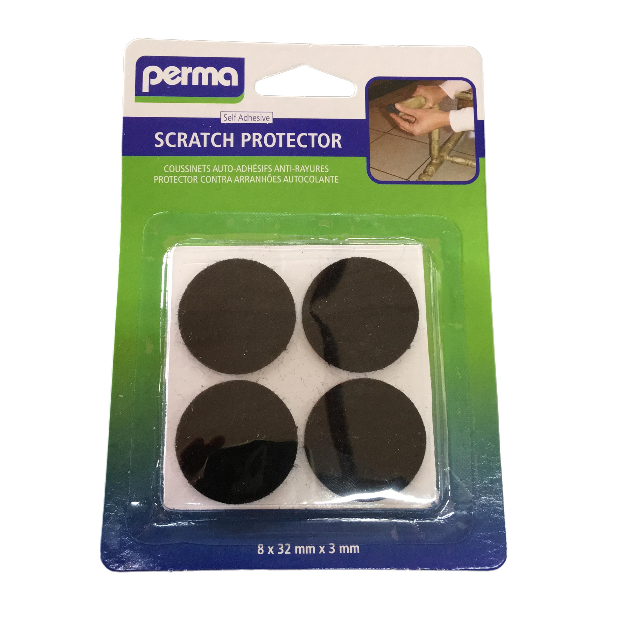 Scratch Protector Felt Perma-Cabinet Accessories-Perma-32mm x 3mm – 8 pads per pack-diyshop.co.za