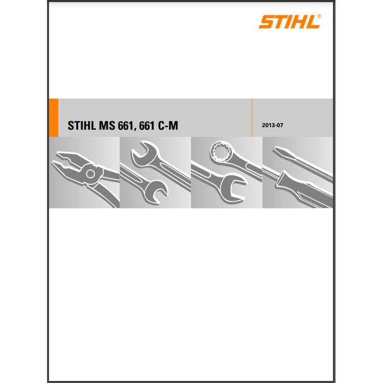 Service Repair Manual MS651/MS661 STIHL-Power Tool & Equipment Manuals-STIHL-diyshop.co.za