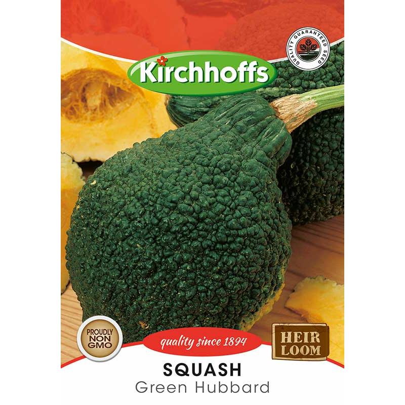 Vegetable Seed Squash's Kirchhoffs-Seeds-Kirchhoffs-Green Hubbard-Picture Packet-diyshop.co.za