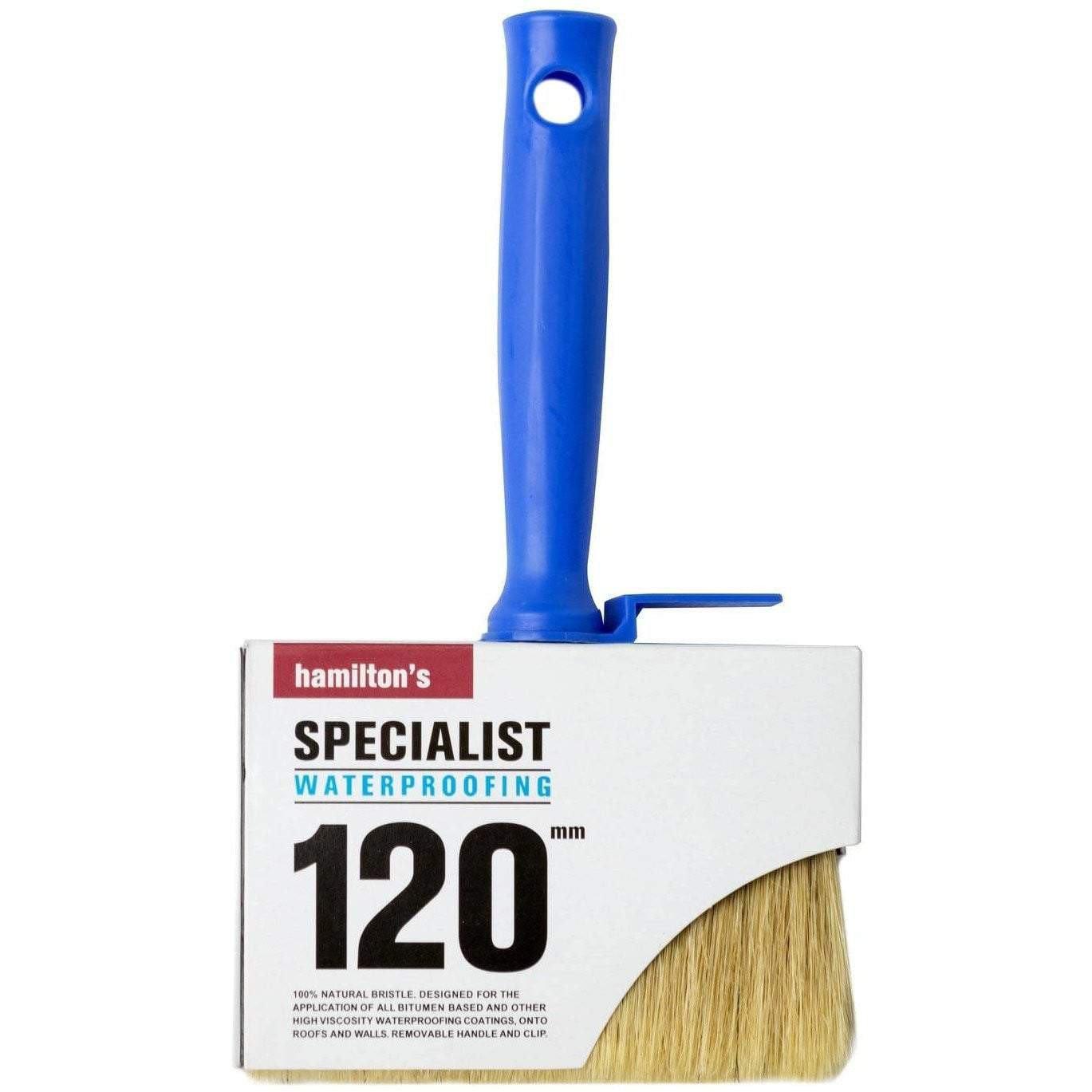 Waterproofing Brush Specialist-Brushes-hamiltons-120mm-diyshop.co.za